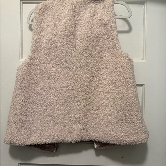 J. Crew Women's Cream Teddy Sherpa Vest - Picture 5 of 5